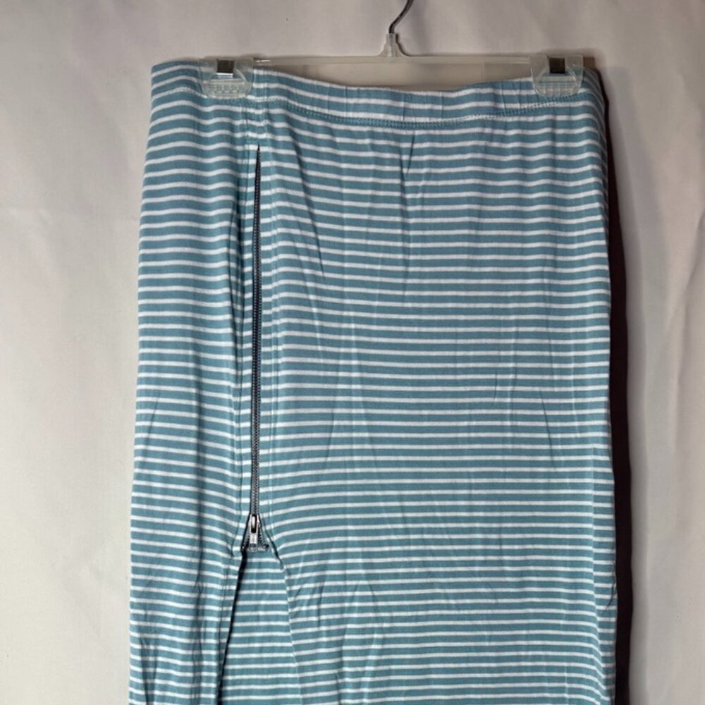 Women's Junior's Jessica Simpson Size L -Blue & White Long Thin Skirt- 31" x 35"